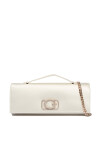 Guess Дамска чанта Zalina Mini HWSG93 50720 Екрю - Mera.bg