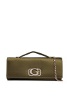 Guess Дамска чанта Zalina Mini HWSG93 50720 Зелен - Mera.bg