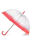Happy Rain Чадър Long Domeshape 40982 Червен - Mera.bg