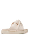 Inuikii Чехли Soft Crossed 70104-140 Екрю - Mera.bg