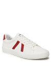 Jack&Jones Сникърси Freeman 12230427 Bright White/Red Dahlia - Mera.bg