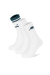 Kappa Дълги чорапи KR_SUPERT_SS25 (3-PACK) Бял - Mera.bg
