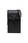 Kate Spade Калъф за телефон Pebbled Leather Ns Crssbdy K6376 Черен - Mera.bg