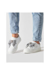 Kurt Geiger Сникърси 720-Mini Laney Bow 0122967109 Сребрист - Mera.bg