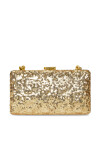 LAUREN RALPH LAUREN Дамска чанта Sequined Small Franki 431980356002 Златист - Mera.bg