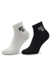 Lauren Ralph Lauren Комплект 2 чифта дълги чорапи дамски 454897521002 Black - Mera.bg