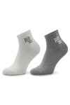 Lauren Ralph Lauren Комплект 2 чифта дълги чорапи дамски 454897521003 Greyh - Mera.bg