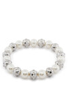 Marc Jacobs Колие Pearl Dot Statement Neklace 2R3JNC001J52 Сребрист - Mera.bg