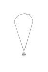 Marc Jacobs Колие The St. Marc Cuban-Link Chain Necklace 2F3JNC001J37 Сребрист - Mera.bg