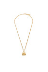 Marc Jacobs Колие The St. Marc Cuban-Link Chain Necklace 2F3JNC001J37 Златист - Mera.bg