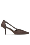 Max Mara Обувки на ток Strawpump 2514521312600 Кафяв - Mera.bg