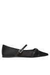 Max Mara Обувки Satinflat 2514521272600 Черен - Mera.bg