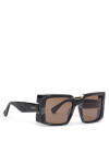 Max Mara Слънчеви очила MM0124 63J Черен - Mera.bg