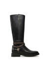MICHAEL Michael Kors Ботуши Abigail Leather Riding Boot 40F4ABMB7L Черен - Mera.bg