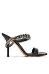 MICHAEL Michael Kors Чехли Bianca 40S5BCHS2L Черен - Mera.bg