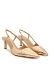 MICHAEL Michael Kors Обувки на ток Alora 40T5AOMS1M Златист - Mera.bg