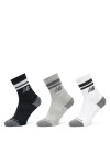 New Balance Дълги чорапи Active Lifestyle Striped Crew LAS35210AS Цветен - Mera.bg