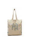 New Era Дамска чанта Mlb Canvas Tote Entry Nyy 60503761 Бежов - Mera.bg