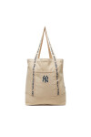 New Era Дамска чанта New York Yankees MLB Strap Canvas Tote 60595127 Бежов - Mera.bg