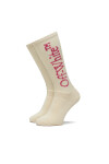 Off-White Чорапи дълги мъжки OWRA003S23KNI0010432 Екрю - Mera.bg