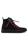 Off-White Кецове Mid Top Vulcanized Canvas IA119S22LEA0011010 Черен - Mera.bg