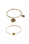 ONLY Комплект 2 гривни Mimi 15298246 Gold Colour 4259917 - Mera.bg