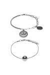 ONLY Комплект 2 гривни Mimi 15298246 Silver 4259918 - Mera.bg