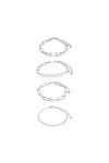 ONLY Комплект от 4 гривни 15300934 Silver 4293038 - Mera.bg