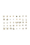 Pieces Комплект чифта обеци Pclona Mega Pack Earrings D2d 17153167 Златист - Mera.bg