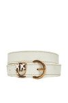 PINKO Дамски колан Tamboril H2.5 Belt 102820 A158 Бял - Mera.bg