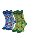 Rainbow Socks Комплект 2 чифта дълги чорапи детски - Mera.bg