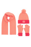 Roxy Комплект шапка шал и ръкавици RX-KF-001-AW24 Оранжев - Mera.bg