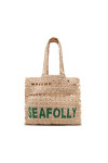 Seafolly Дамска чанта Logo Woven Tote 71927-BG Natural - Mera.bg
