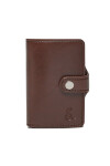 Semi Line Калъф за кредитни карти P8296-3 Кафяв - Mera.bg