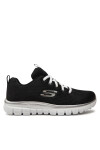 Skechers Сникърси Get Connected 12615/BKW Черен - Mera.bg