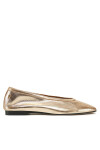 Tommy Hilfiger Балеринки Soft Metal Lthr Ballerina No Bow FW0FW08601 Златист - Mera.bg