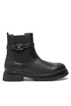Tommy Hilfiger Боти Chelsea Boot T3A5-33572-1351 S Черен - Mera.bg