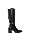 Tommy Hilfiger Ботуши Long Boot Mid Wrapped Lthr Heel FW0FW08099 Черен - Mera.bg