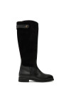 Tommy Hilfiger Ботуши Th Stud Leather Mix Long Boot FW0FW08341 Черен - Mera.bg