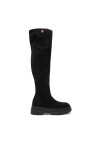 Tommy Hilfiger Чизми Suede Over-The-Knee Boot FW0FW08159 Черен - Mera.bg