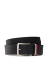 Tommy Hilfiger Детски колан Leather Belt AU0AU01560 Тъмносин - Mera.bg