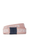 Tommy Hilfiger Детски колан Webbing Belt AU0AU01854 Розов - Mera.bg