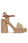 Tommy Hilfiger Еспадрили Rope Heel Platform Sandal FW0FW08425 Бежов - Mera.bg