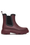 Tommy Hilfiger Гумени ботуши Flag Ankle Warm Lining FW0FW08974 Бордо - Mera.bg
