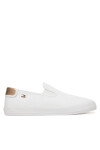 Tommy Hilfiger Гуменки Vulc Canvas Slip-On Sneaker FW0FW08645 Бял - Mera.bg