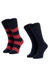 Tommy Hilfiger Дълги чорапи 342021001 Тъмносин - Mera.bg