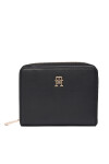 Tommy Hilfiger Портфейл Th Icon Med Za Flap AW0AW17742 Черен - Mera.bg