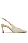 Tommy Hilfiger Обувки на ток Squared Toe FW0FW08636 Бежов - Mera.bg
