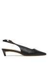 Tommy Hilfiger Обувки на ток Squared Toe Kitten Slingback FW0FW08711 Черен - Mera.bg