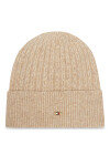 Tommy Hilfiger Шапка Th Cable Enamel Flag AW0AW17776 Кафяв - Mera.bg
